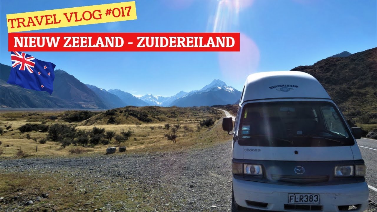 Roadtrip door Zuidereiland van NIEUW ZEELAND - Vlog #017