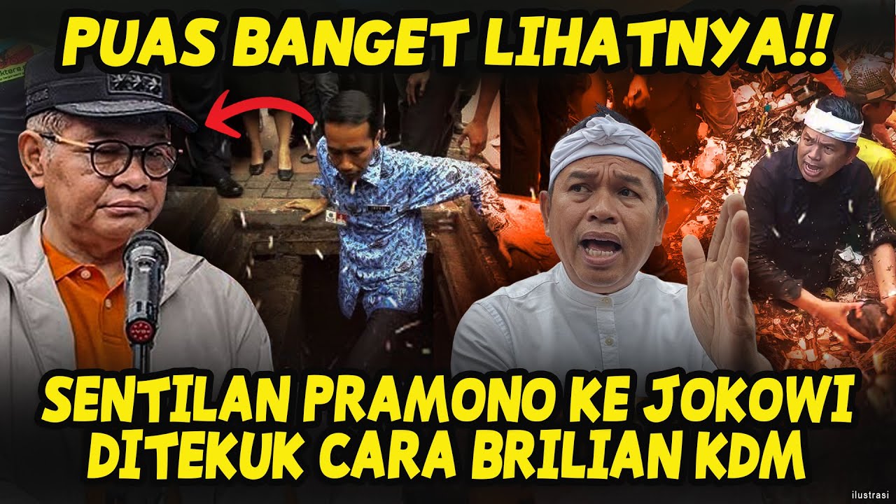 VIRAL‼️PRAMONO MAIN POLITIK GORONG2 JOKOWI = NIH! KDM KASIH PAHAM 💥