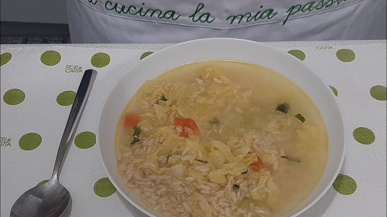 Ricetta della nonna: Minestra di riso e verza/grandma's recipe: rice and cabbage soup