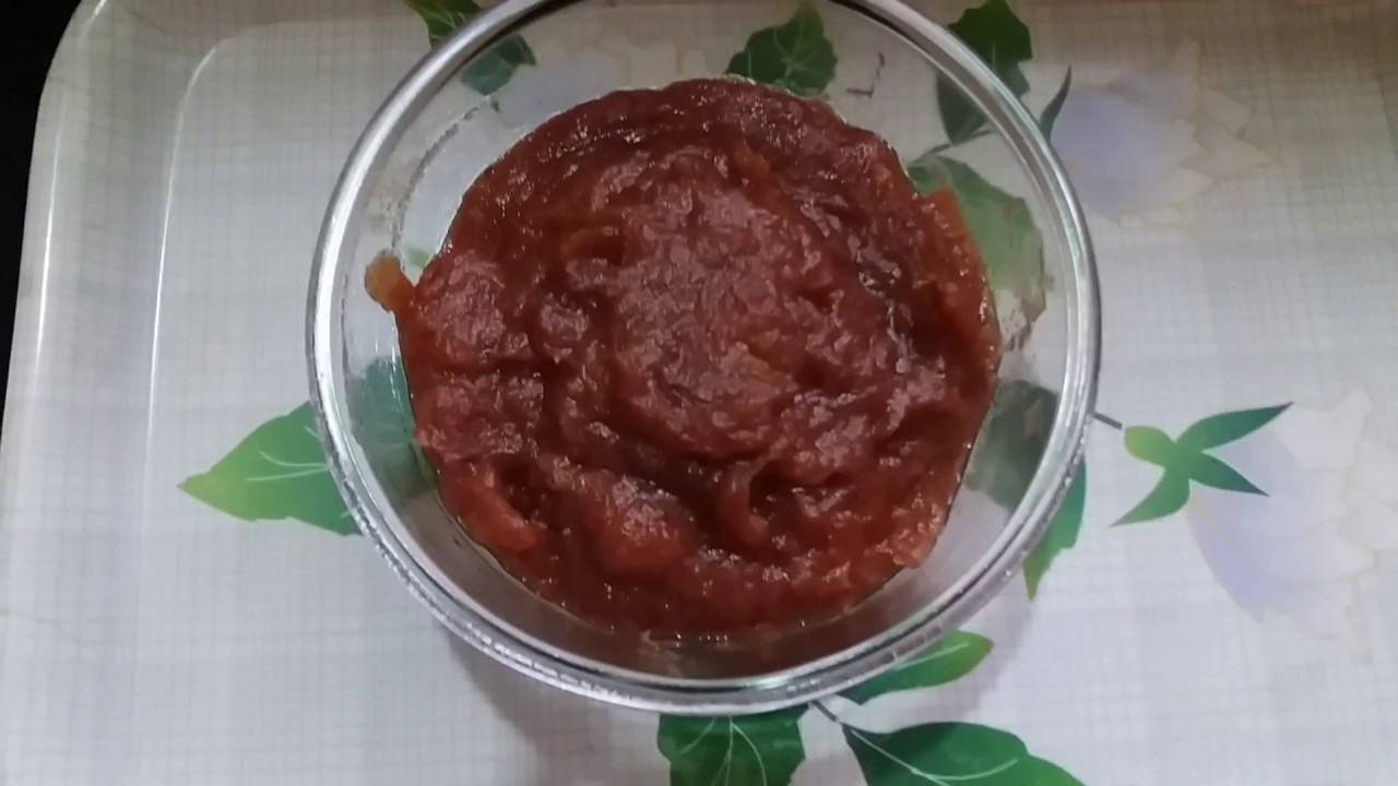 Apple and dates jam / sugar free and delicious apple jam \ जैम बनाये बिना चीनी के-खजूर और सेब के
