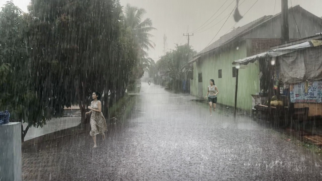 BEST RAIN FOR Rest ⛈️ 99% HEAVY RAIN AND THUNDERSTORMS IN RED SOIL VILLAGE | ASMR