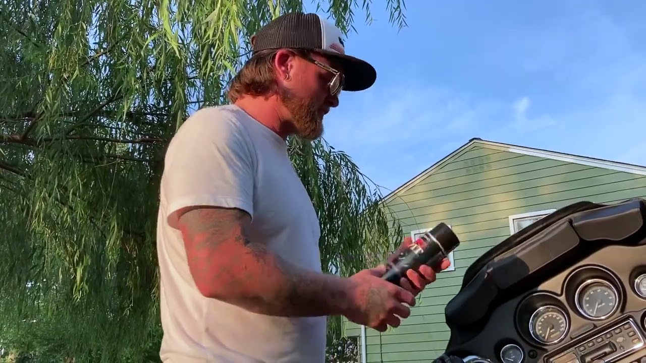 Pig Spit Refurbishing Spray on Motorcycle