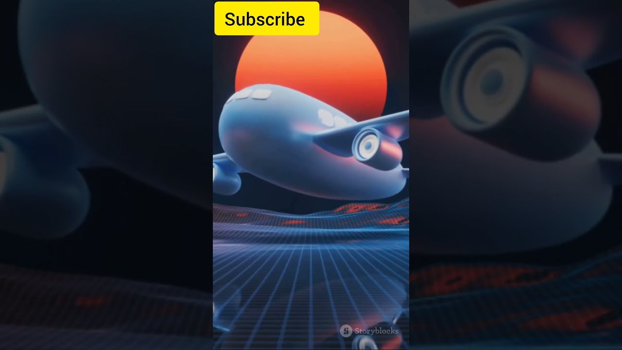 How airplane fly,  3d animation me dekho 