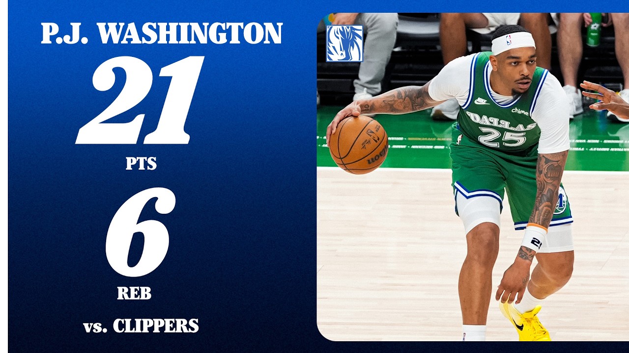 P.J. Washington (21 PTS 6 REB) vs. Los Angeles Clippers | March 21, 2026