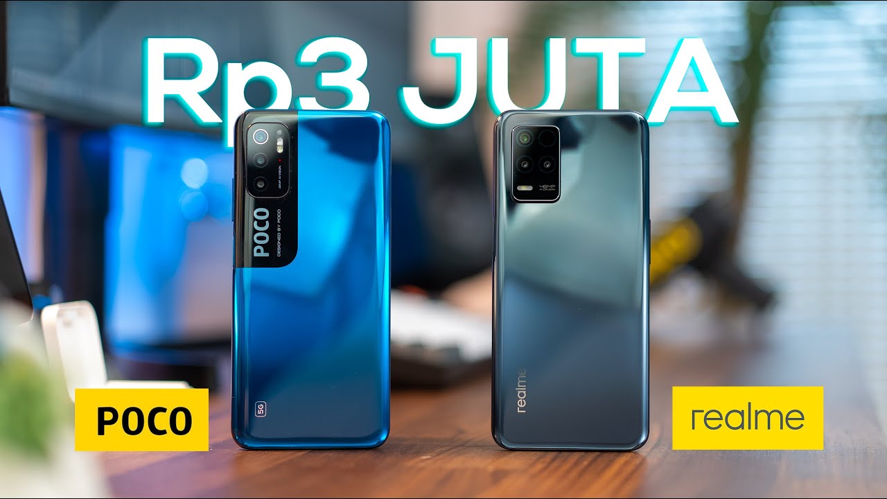 Duel HP 5G paling murah! POCO M3 Pro 5G vs realme 8 5G!