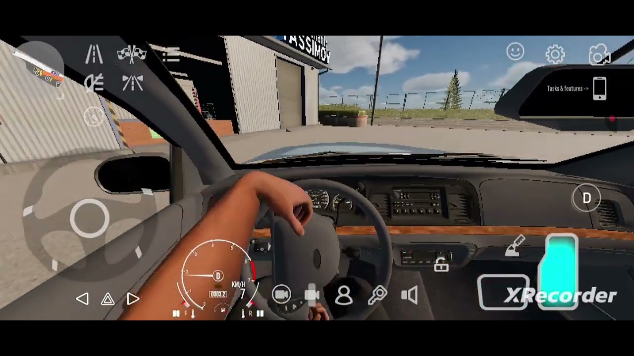 Car parking 2 (test driving ford crown victoria first  person pov)