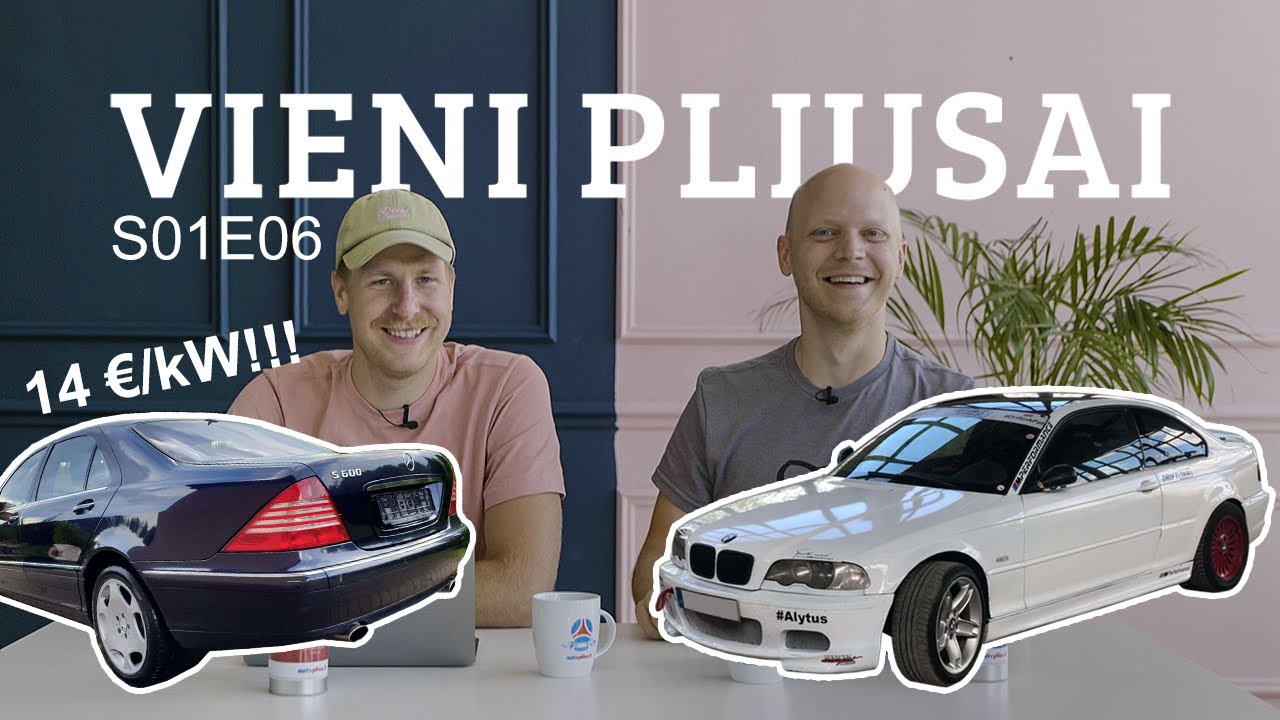 Vieni pliusai S01E06 - geriausias eurų ir kilovatų santykis bei automobiliai drifteriams?