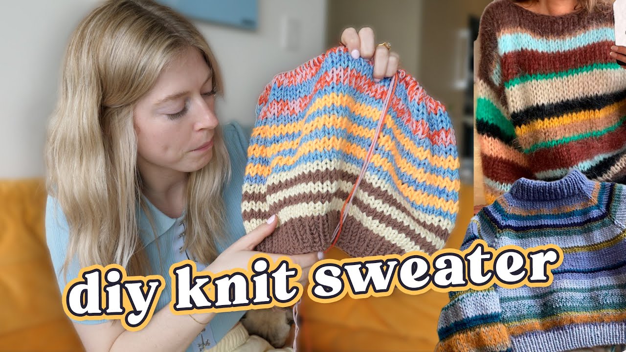 i knit a sweater in a few days…