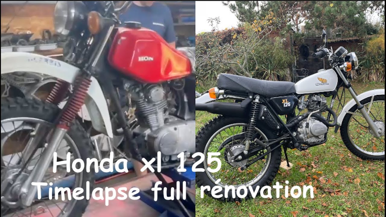Timelapse Honda xl 125 full renovation