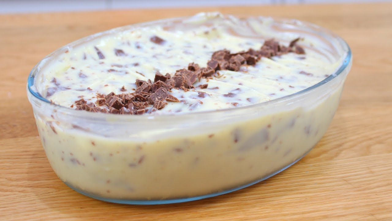SÓ 3 INGREDIENTES MOÇA CREMOSA GELADA FÁCIL DEMAIS