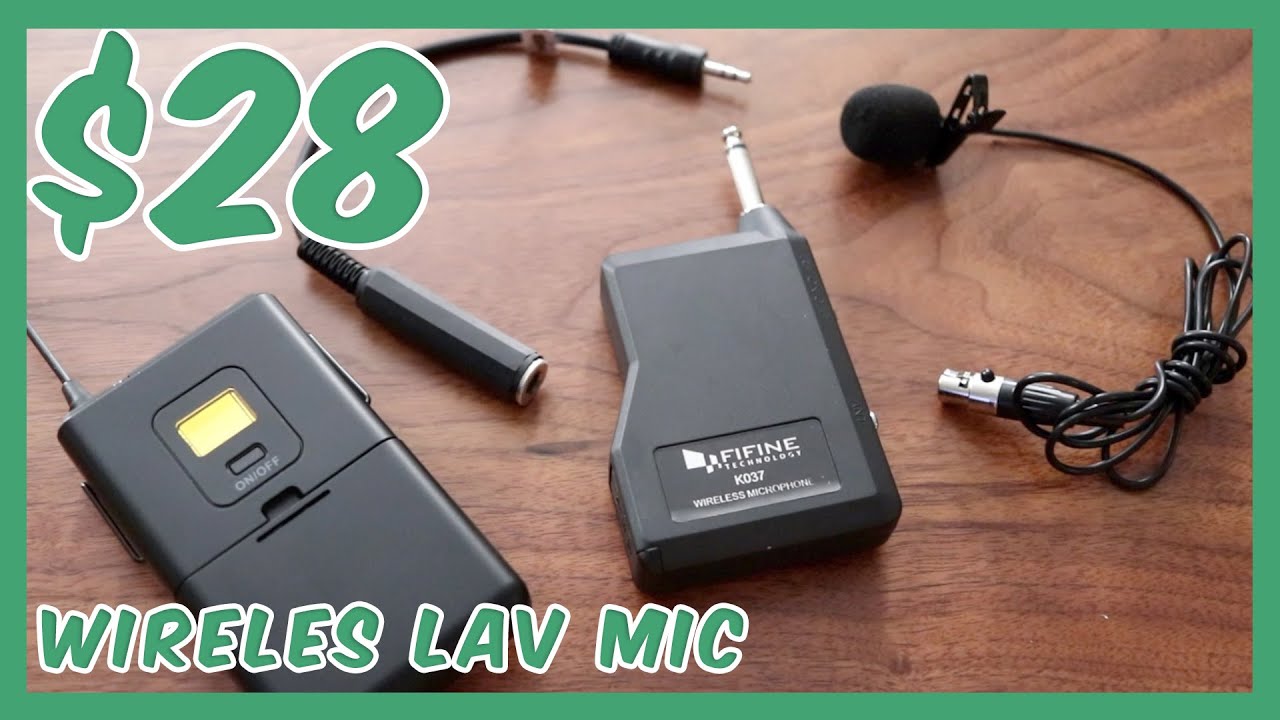 Wireless Lavalier Microphone - FIFINE k037