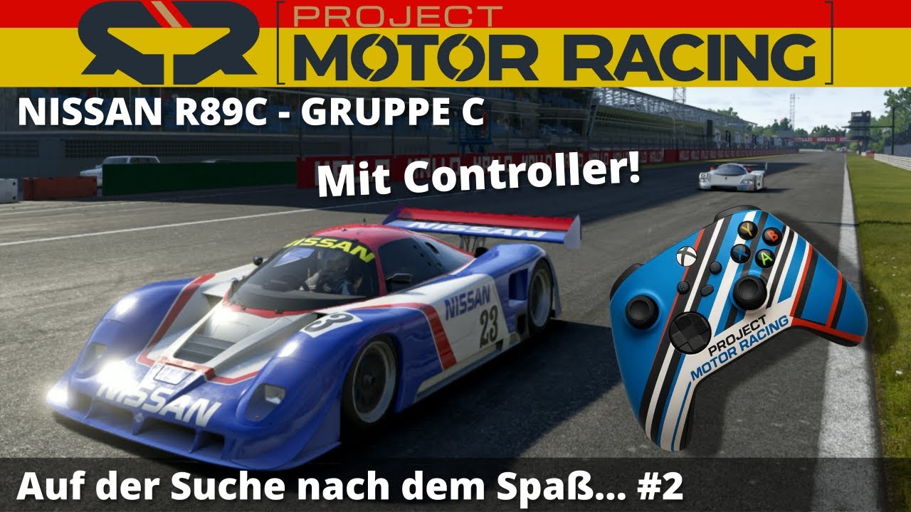 Project Motor Racing - 🎮 mit Controller - Nissan R89C - Gruppe C - Monza - Spaß, oder nicht?