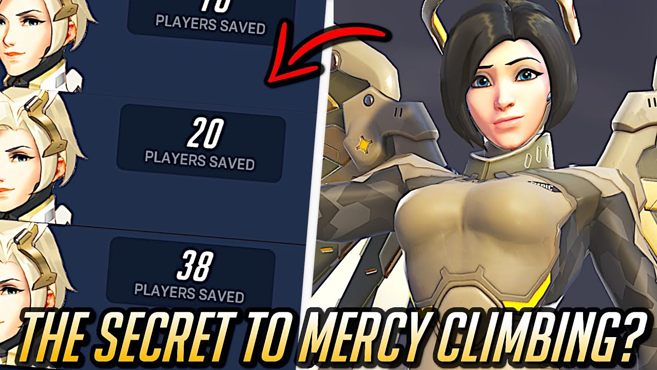 What is the Secret to Climbing with Mercy? 🤍 - Overwatch 2