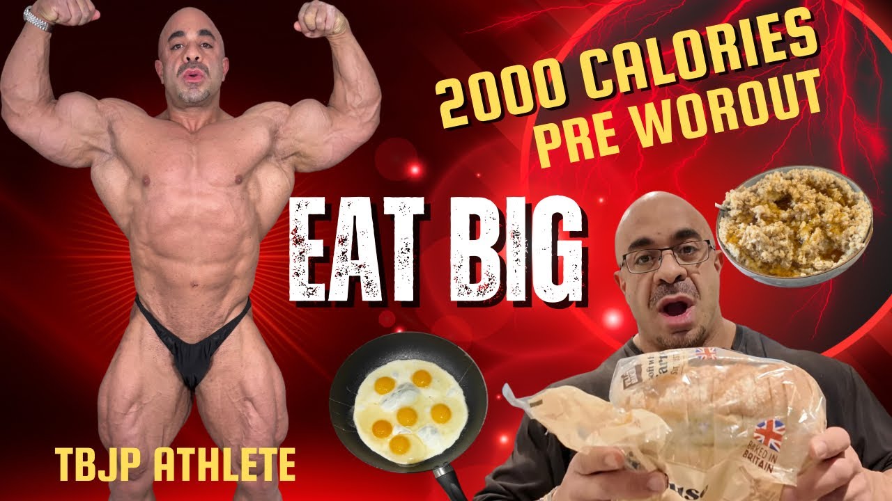 My 2000 calorie pre workout meal // off season 2026