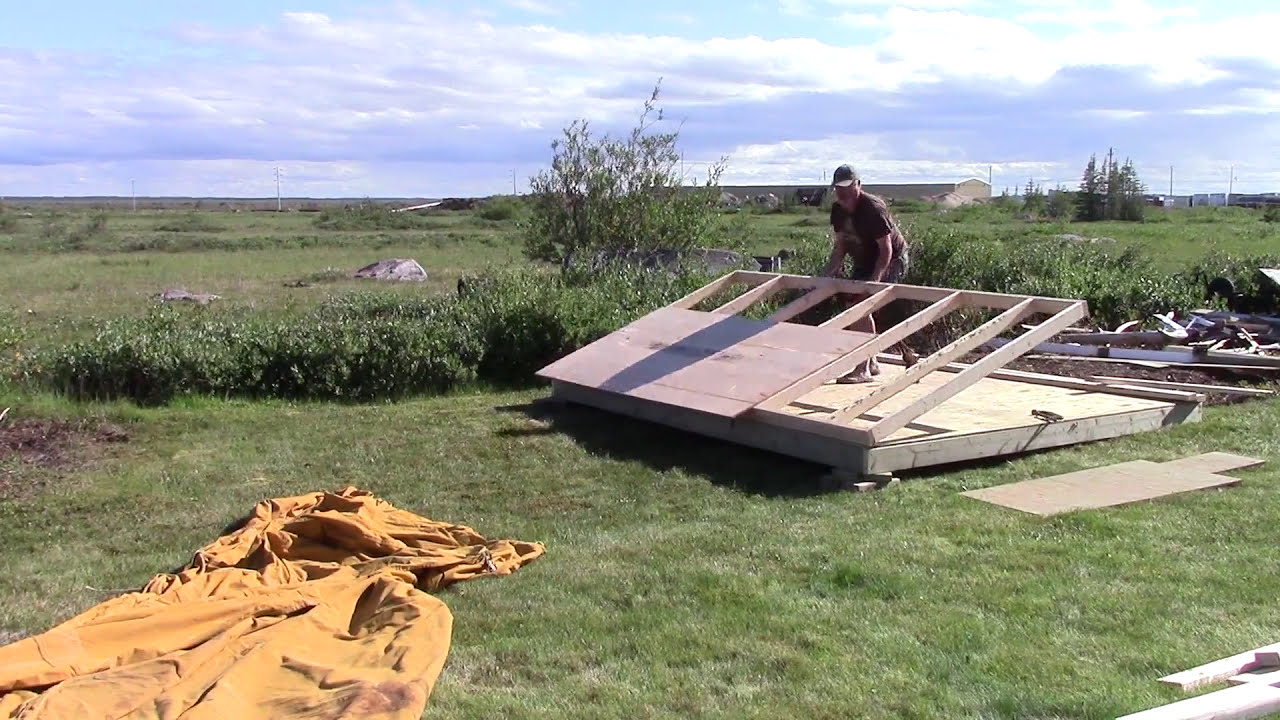 Winter Tent frame build