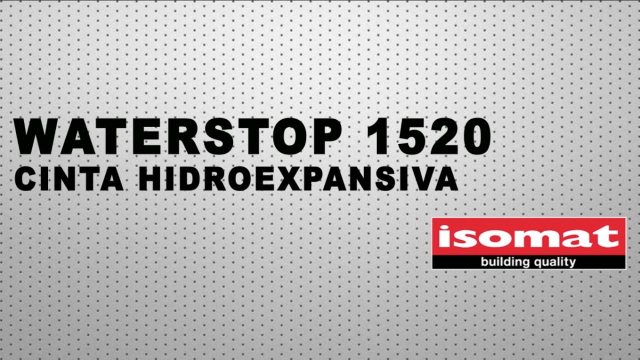 WATERSTOP 1520 Junta de bentonita expansiva
