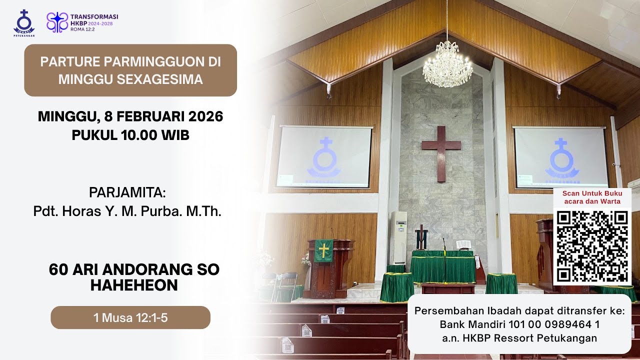 PARMINGGUON DI MINGGU SEXAGESIMA HKBP PETUKANGAN