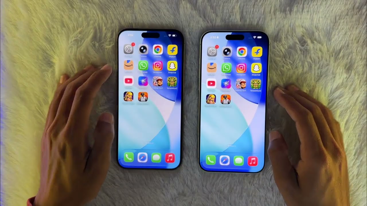 iPhone 17 Pro Max Vs 16 Pro Max😱SpeedTest🤩#techynumz #viral #subscribe #likes #youtube #1m #tech 
