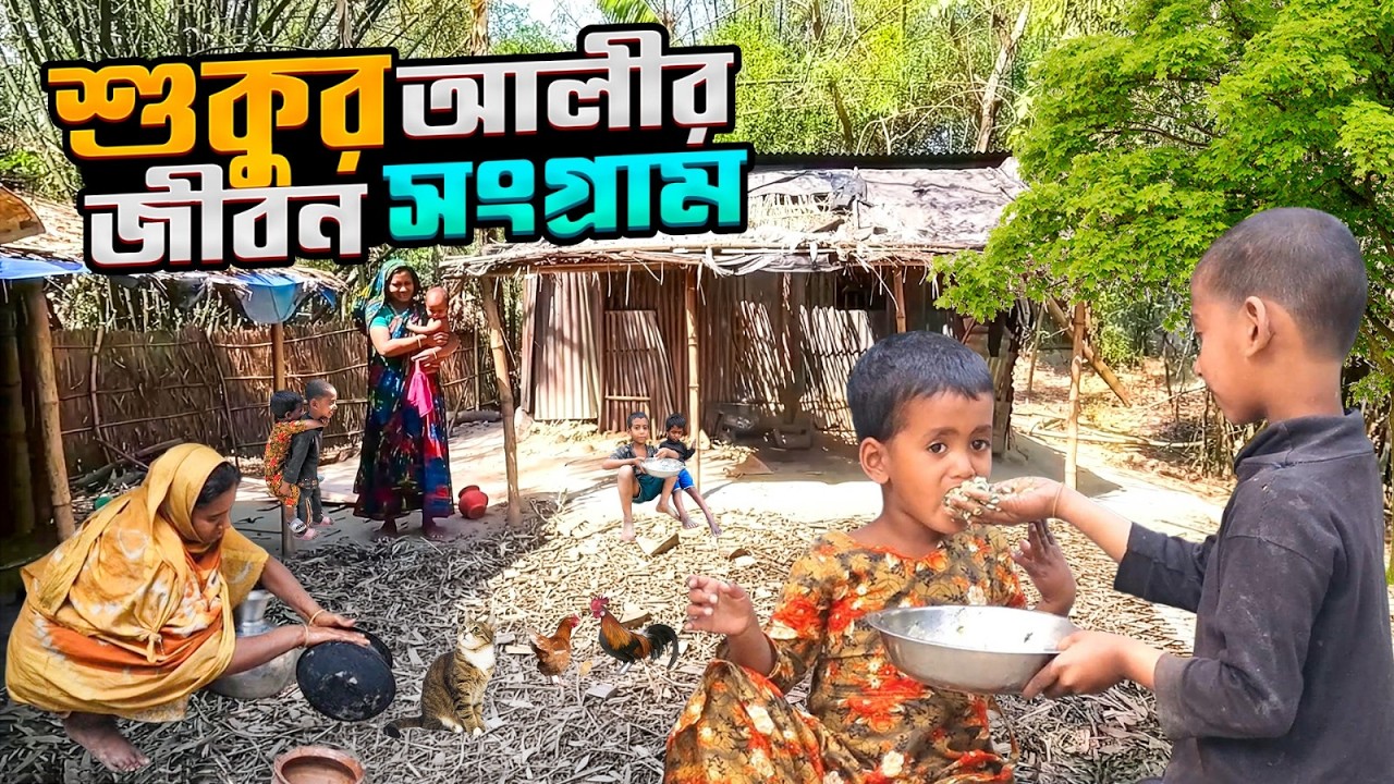 পিতৃহারা শুকুর আলী অসহায় পরিবারের গল্প। হৃদয় ছুঁয়ে যাওয়া ভিডিও।পারুলিয়া চর