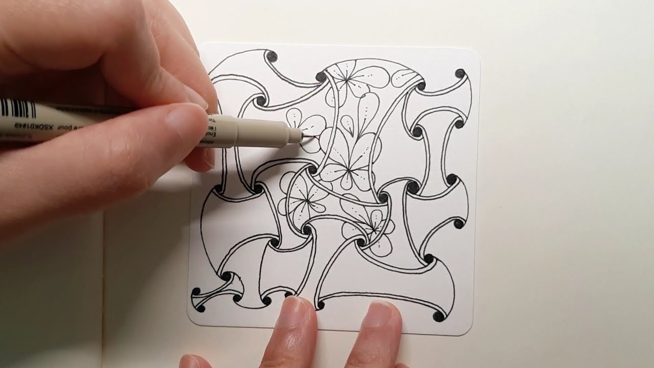Zentangle 禪繞. Huggings 哈金斯開心畫｜咕咕晶晶