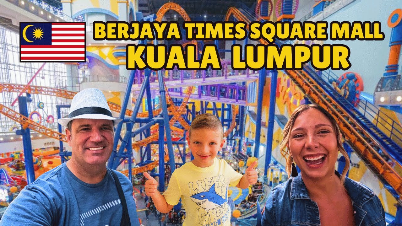Внутри этого торгового центра есть американские горки! 🇲🇾 Berjaya Times Square