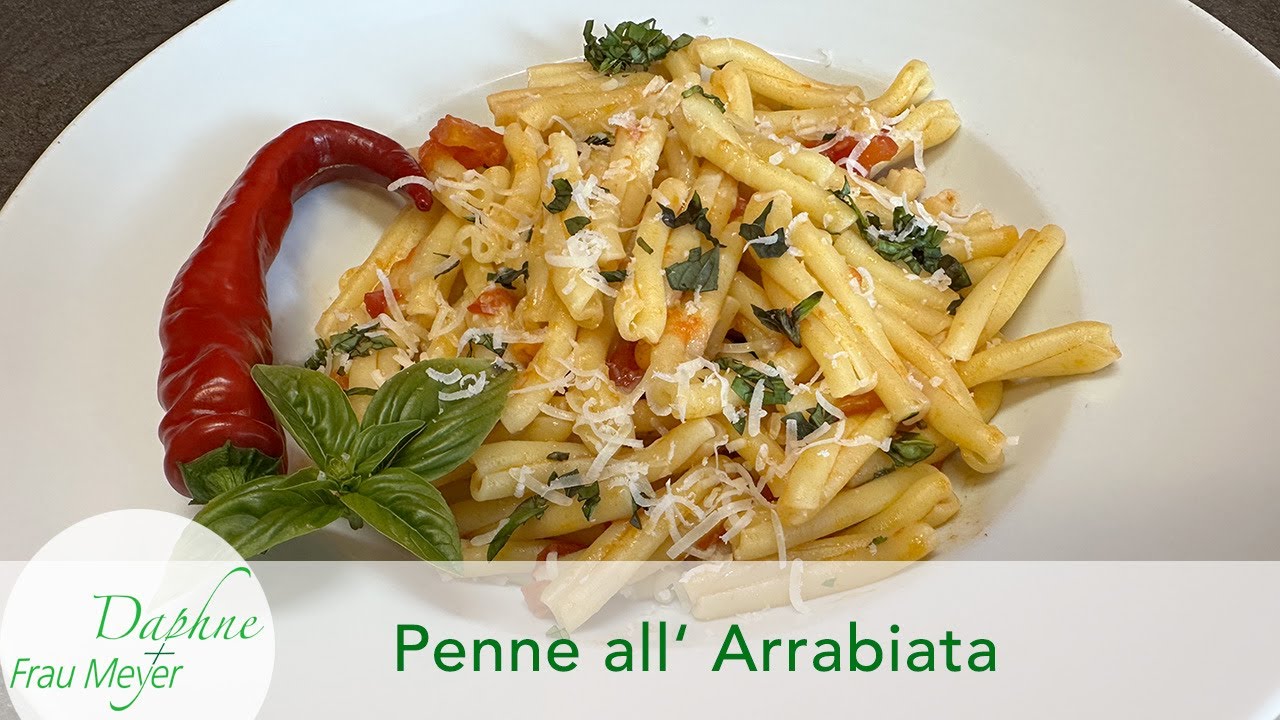 Penne all' Arrabbiata mit der teuersten Chili der Welt: Aji-Charapita-Chili 
