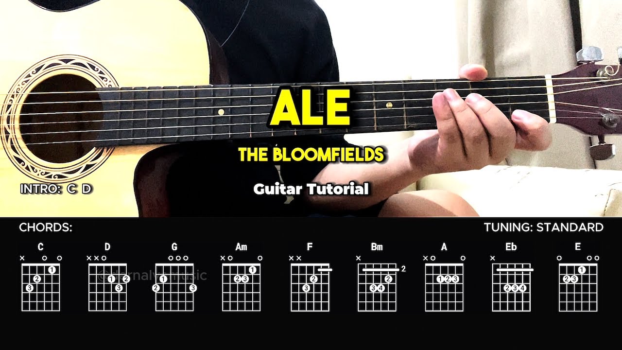 Ale - The Bloomfields | Easy Guitar Tutorial For Beginners (CHORDS & LYRICS) #guitarlesson
