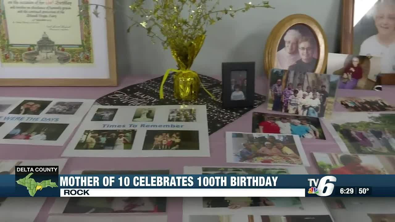 Rock mother of 10 celebrates 100th birthday among family, friends