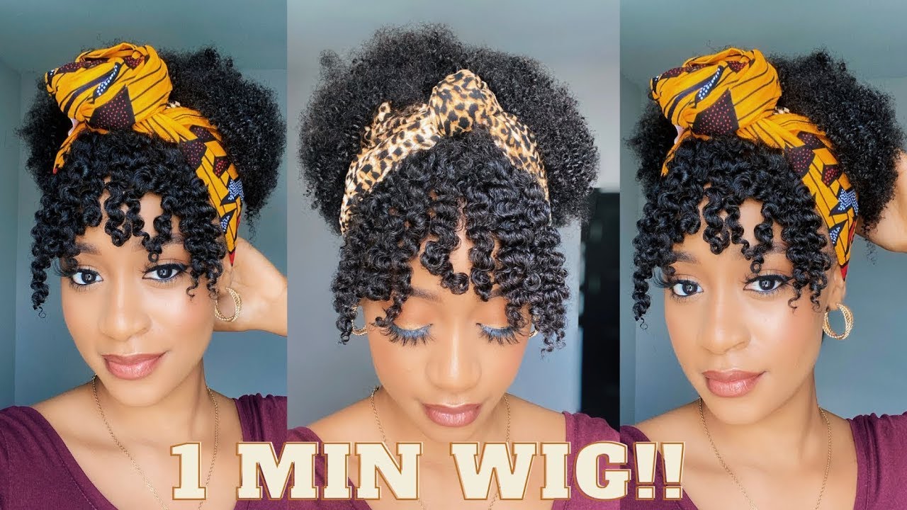 SAVE YOUR EDGES😳1MIN Protective Style! Pineapple Wig l HergivenHair