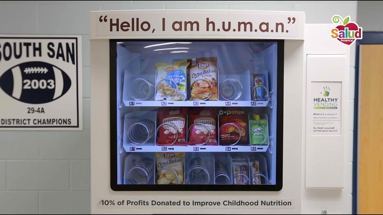 Healthier vending machines for San Antonio schools