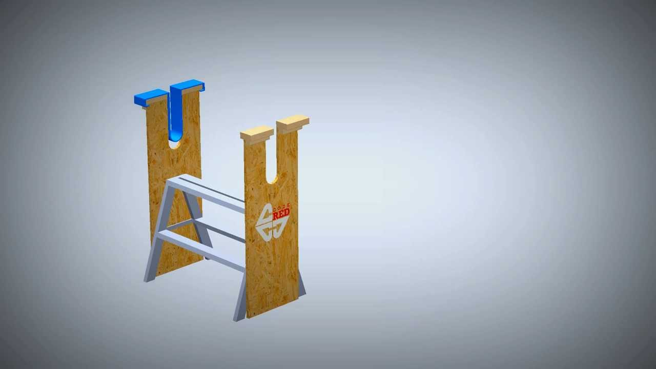 How to make an easy surfboard shaping stand