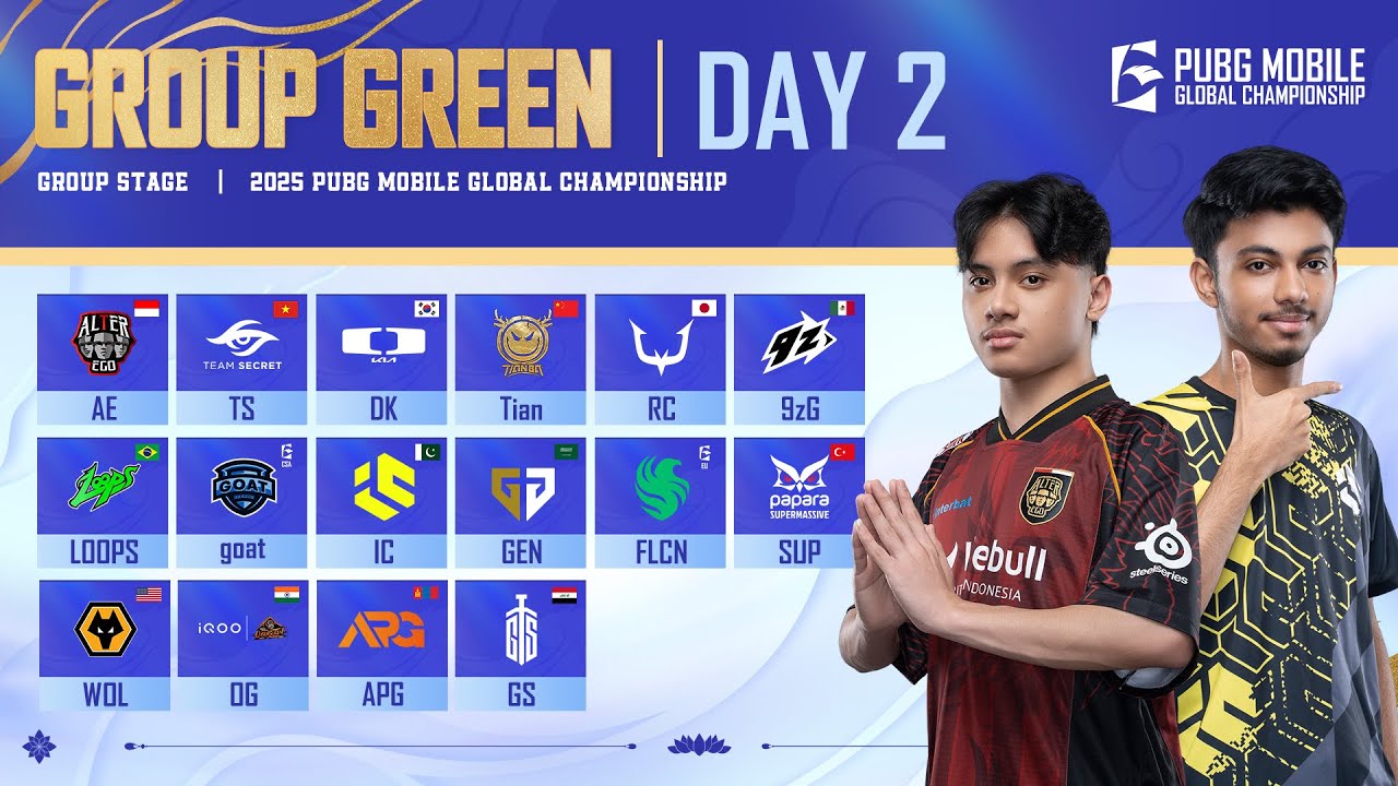 [URDU] 2025 PMGC League | Group Green Day 2 | PUBG MOBILE Global Championship