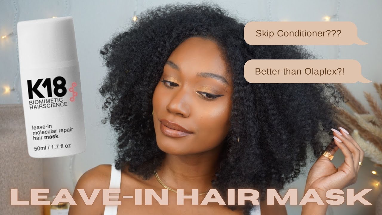 Honest K18 Leave In Mask Review on Curly, Afro-Hair | Olaplex Dupe?