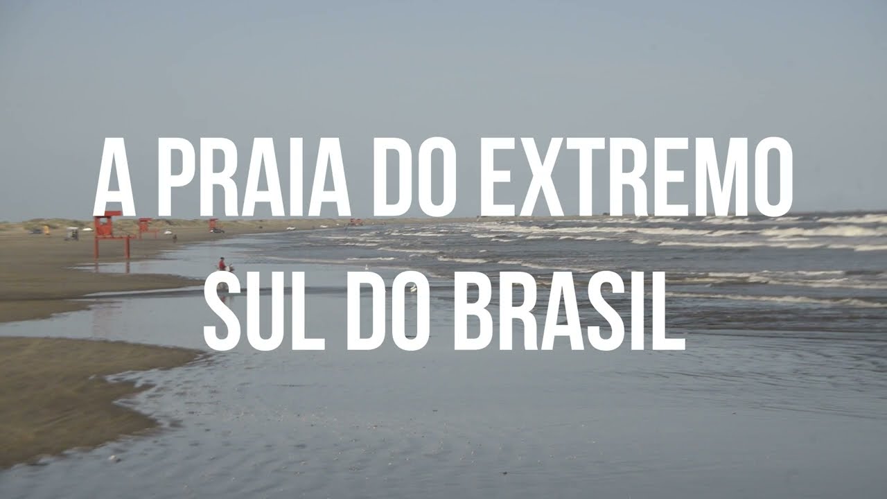 A praia do extremo sul do Brasil