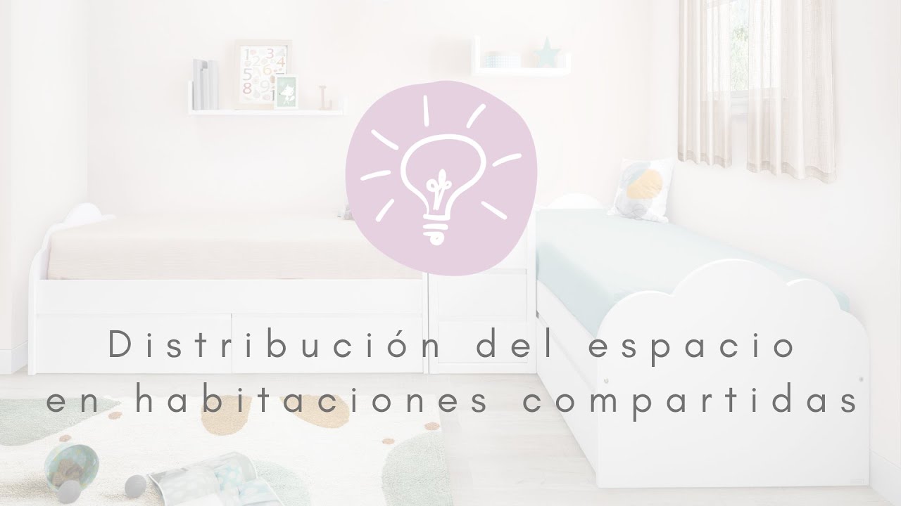 Como distribuir un dormitorio infantil peque&ntilde;o compartido - Bainba