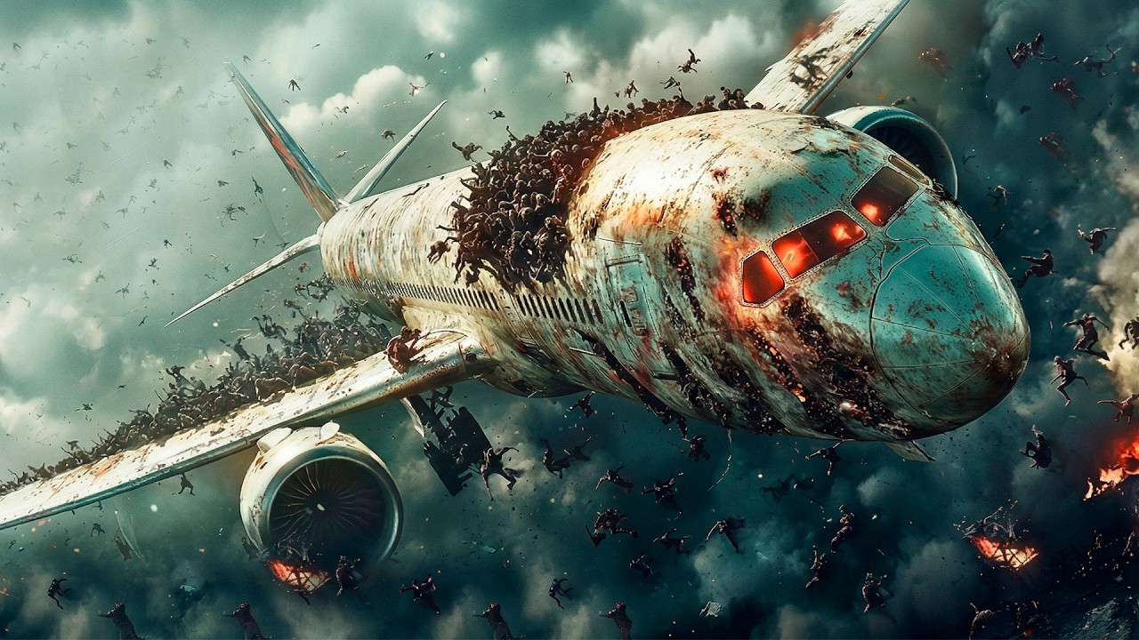 Um avião levando os 52 detentos mais perigosos do mundo, cai devido a um mostro dentro do avião!