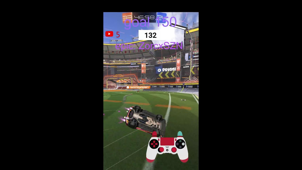 playing with vieuwers!!! rocket league