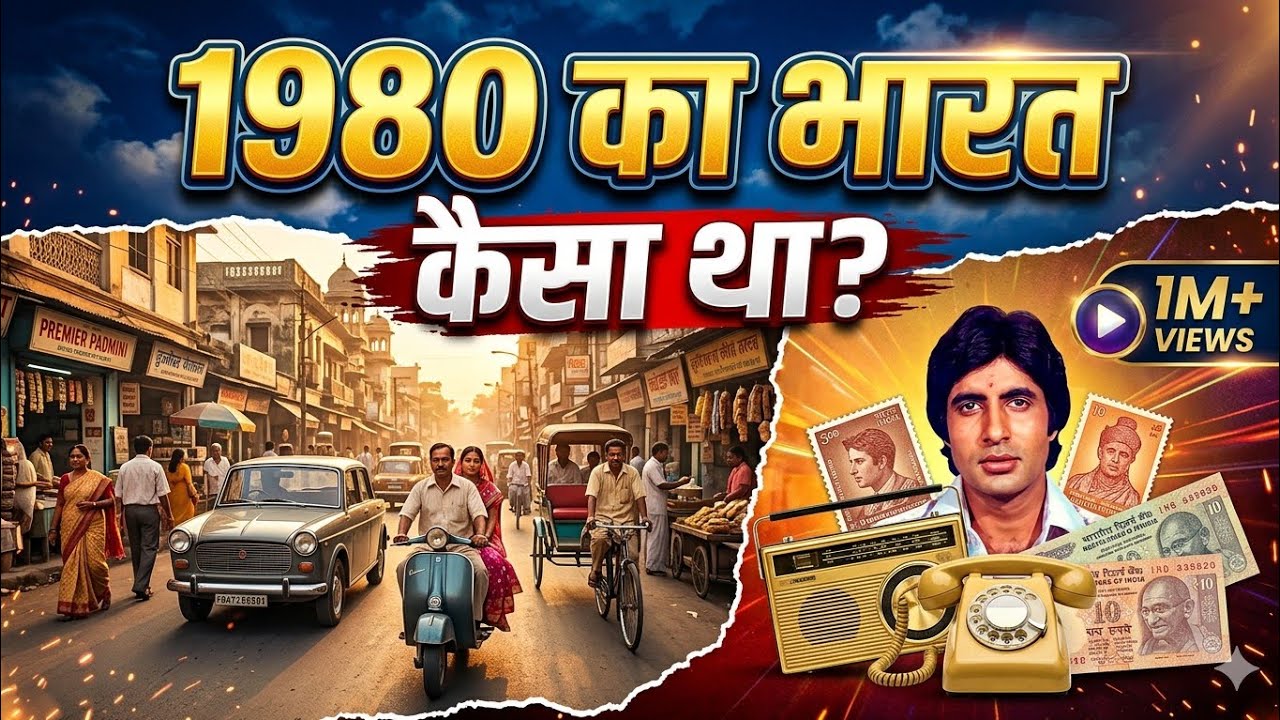 1980 का भारत कैसा था? सच्चाई जानकर भावुक हो जाएंगे | Old India Part 2