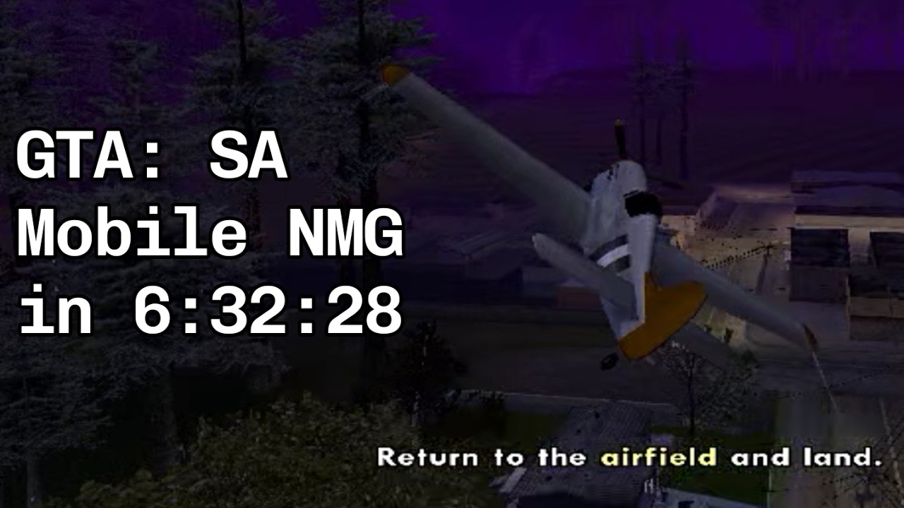 GTA: SA Mobile NMG in 6:32:28 (new PB)