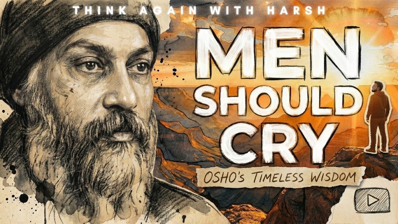 Cry Is Healing; Not Weakness | Men's Mental Health; Power of Tears | Osho X Interstellar Inspired