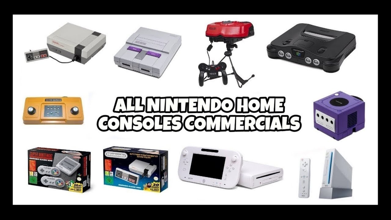 All Nintendo Home Consoles Commercials (1977-2018)