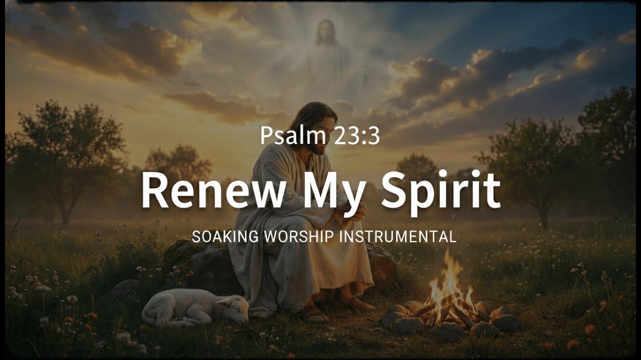 Psalm 23:3 | Renew My Spirit — Soaking Worship Instrumental (Prayer & Devotional)