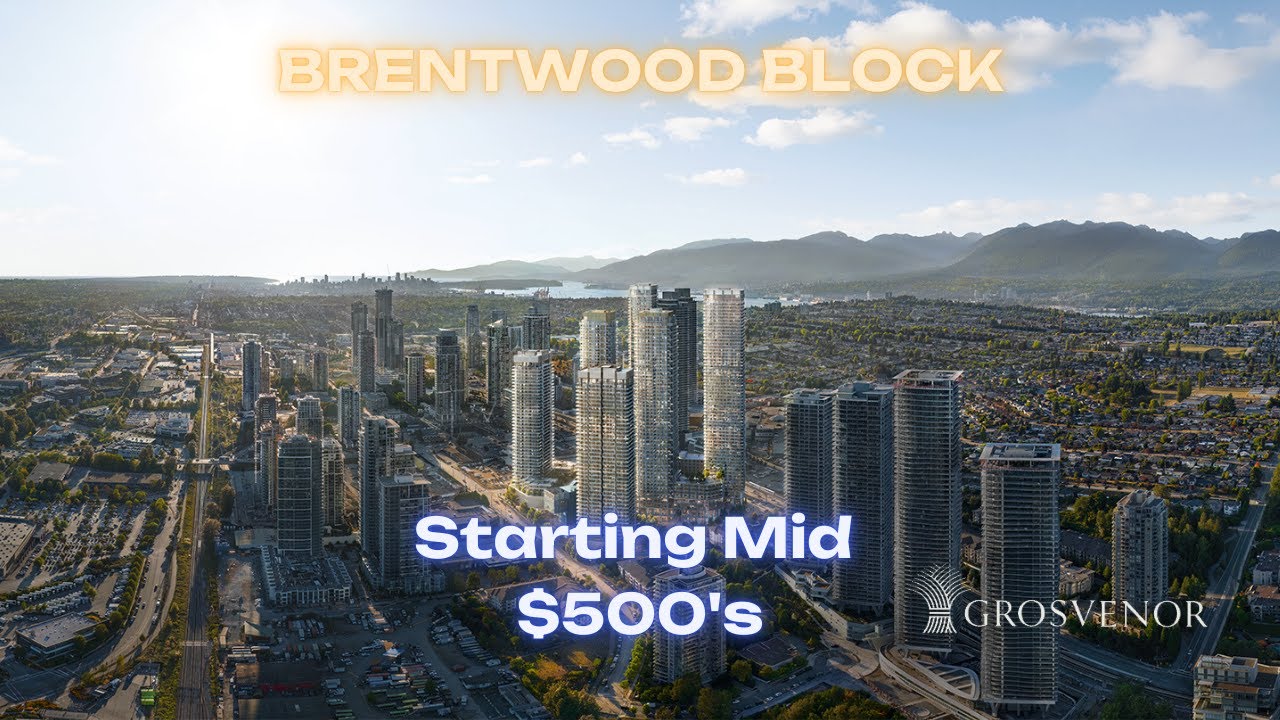 Brentwood Block: Modern Living in the Heart of Burnaby – Starting in the Mid $500s!