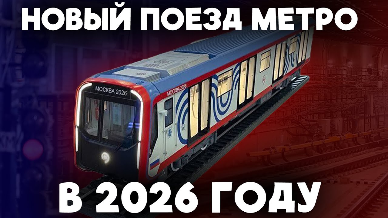 БУДУЩЕЕ МЕТРО - беспилотные поезд Москва 2026!!!