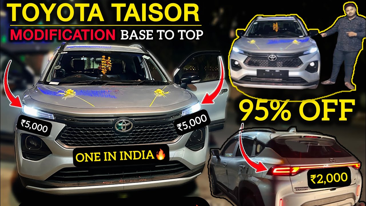 Toyota Taisor Modification With Price || Taisor Modified Base To Top