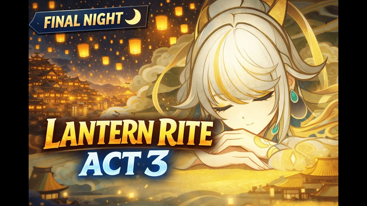 Lantern Rite  Act 3 Story Quest LIVE – Genshin Impact