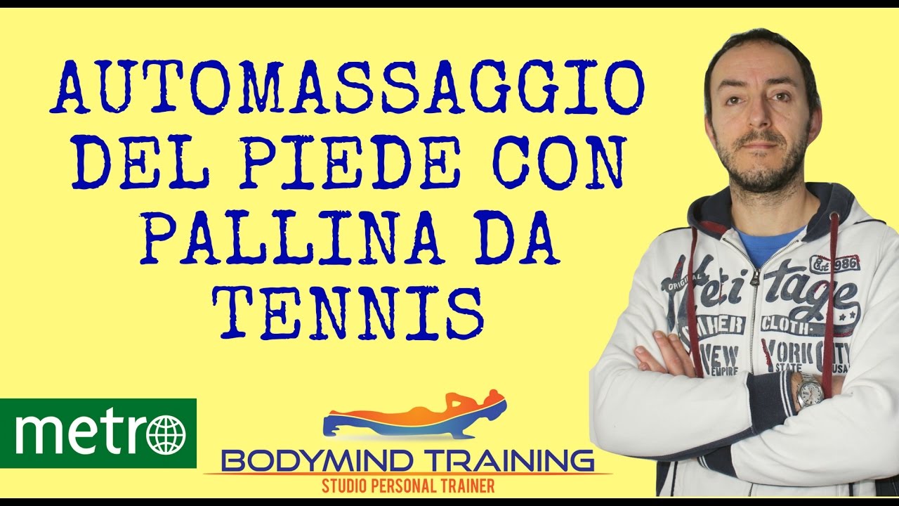 Automassaggio del piede con pallina da tennis di Marco Caponera