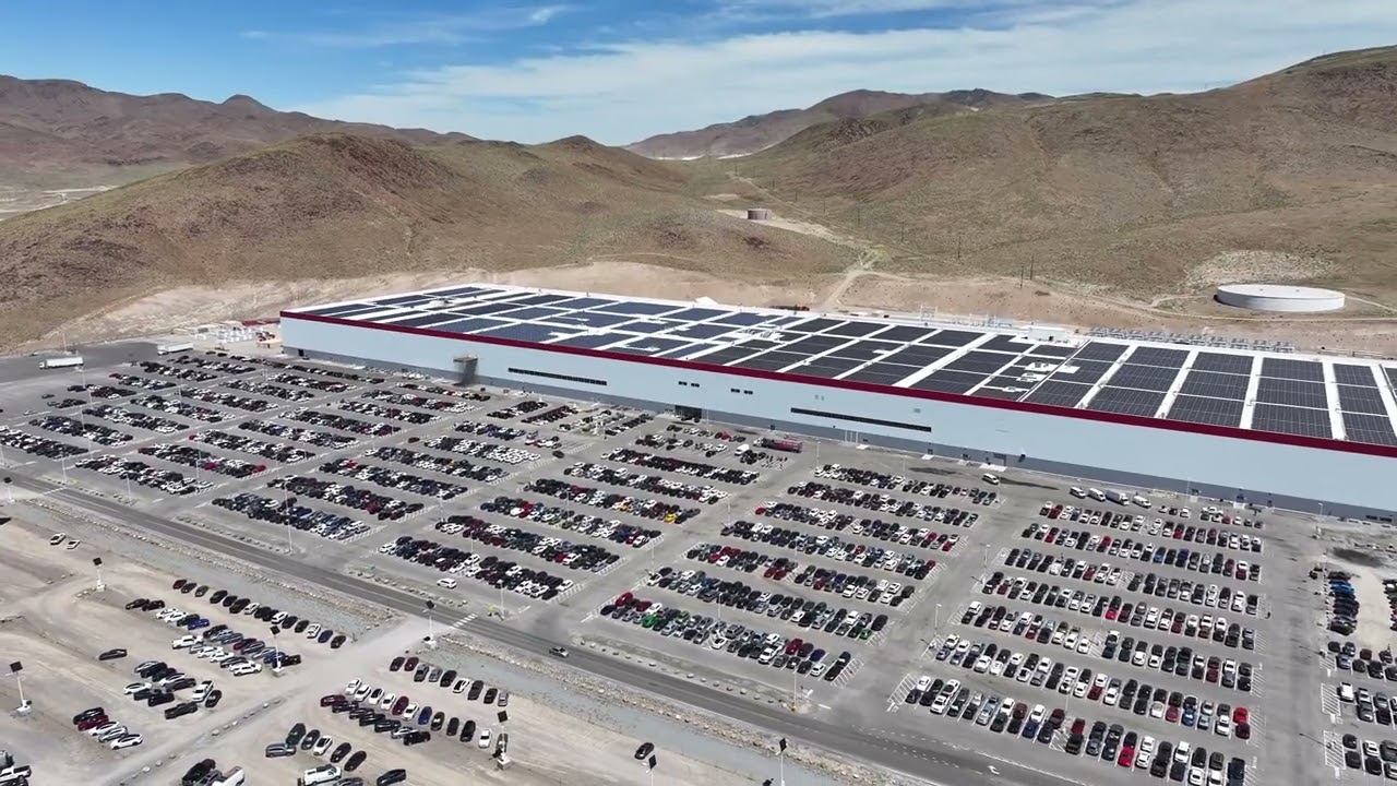 Tesla Giga Nevada, 1 Electric Ave, Sparks, NV 89437 Aerial Video by Mark Divittorio