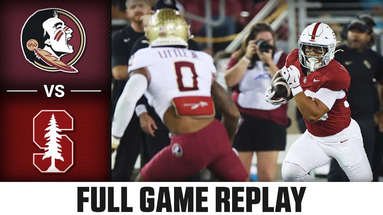 Florida State vs Stanford Full Game Replay | 2025 ACC Football