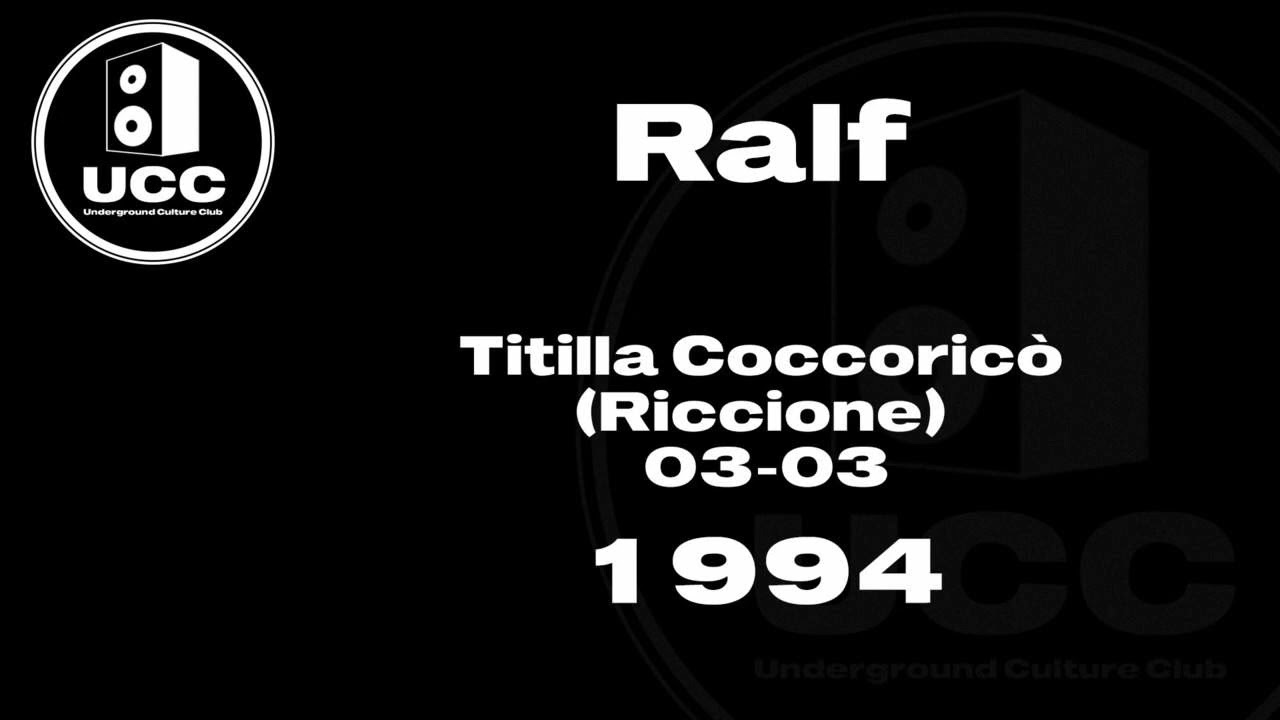 76 - Ralf Titilla Cocoricò (Riccione)  03 03 1994